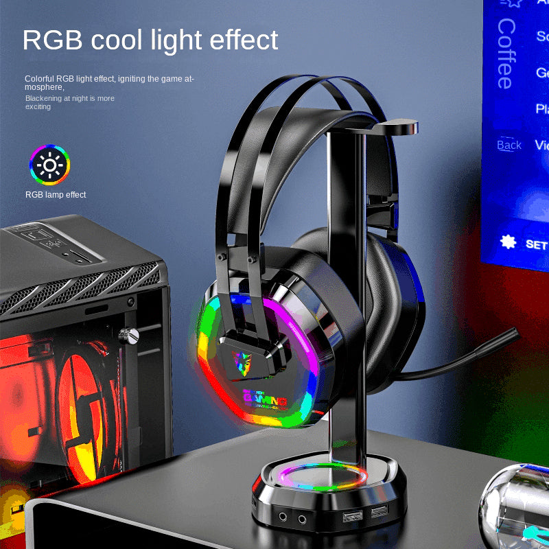Headset with 7.1 Surround Sound, Noise-Cancelling Mic & 50mm Drivers